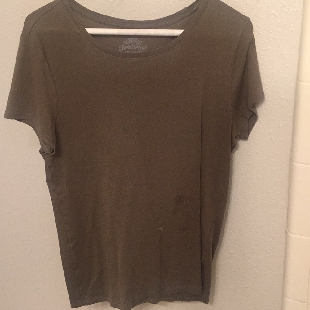 Plain green shirt